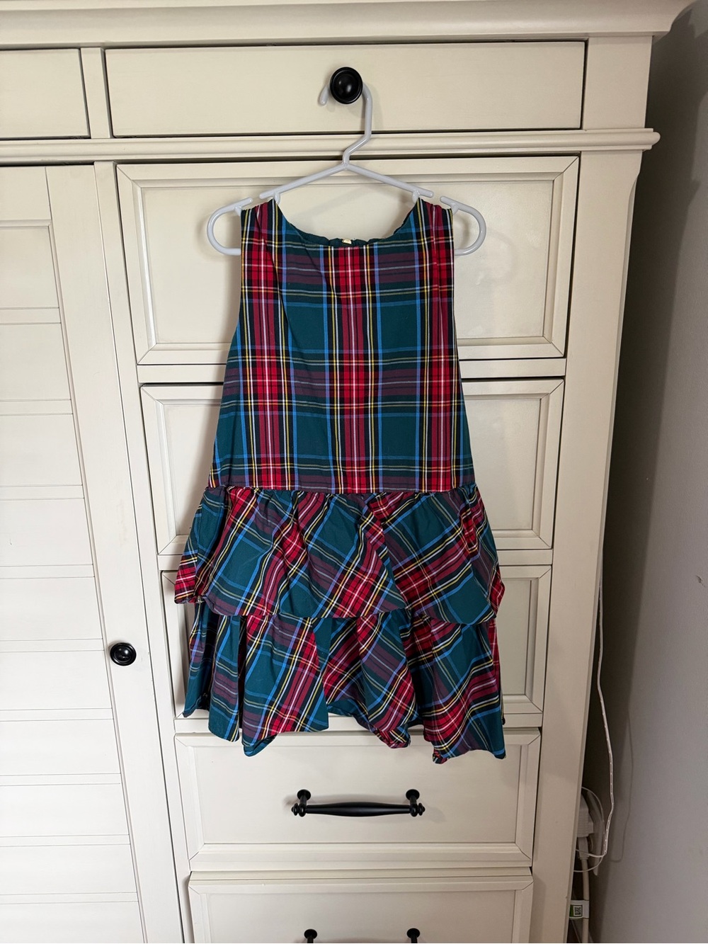 Crewcuts Plaid Dress with Green Lining